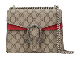 Mini Dionysus, Canvas/Suede, Beige/Red, 421970 493075, DB, 2*